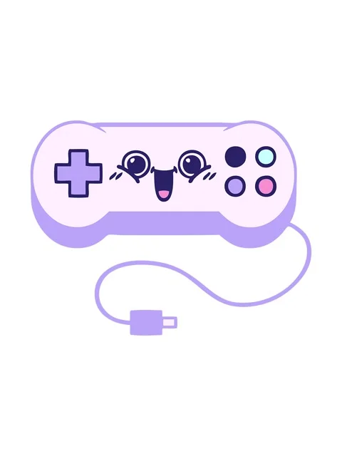 Bob and pause animation of cartoon of a game controller Stock Footage 324462454