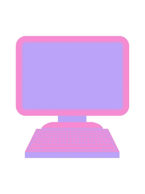 Bob and pause animation of computer cartoon Stock Footage 324426199