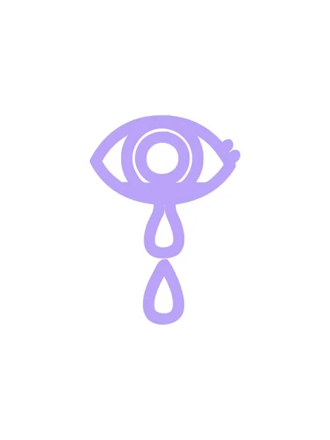 bob and pause animation of crying eye sy... | Stock Video | Pond5
