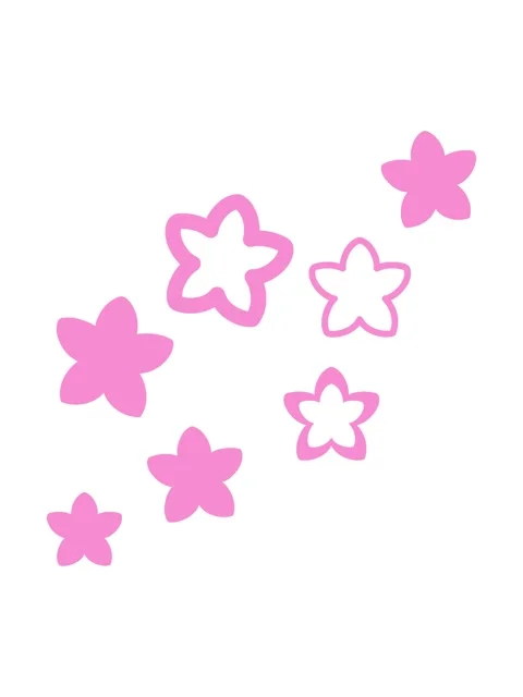 Bob and pause animation of multiple flowers form a japnese floral pattern d.. Stock Footage 324239239