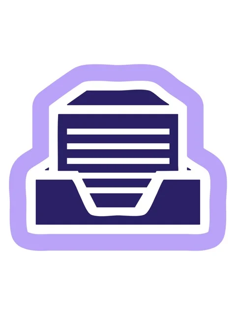 Bob and pause animation of office paper stack icon symbol Video stock 324067432