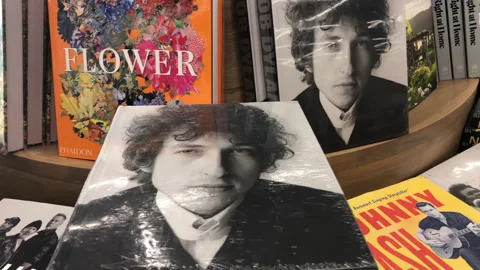 Bob Dylan Book Callaway Available for Sale in Book Store Stock Footage 262111959
