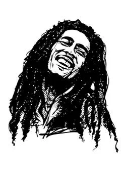 Bob marley Stock Illustration