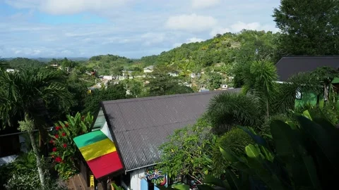 Bob Marley Mausoleum Complex in Nine Mile, Jamaica Stock Footage 139009415