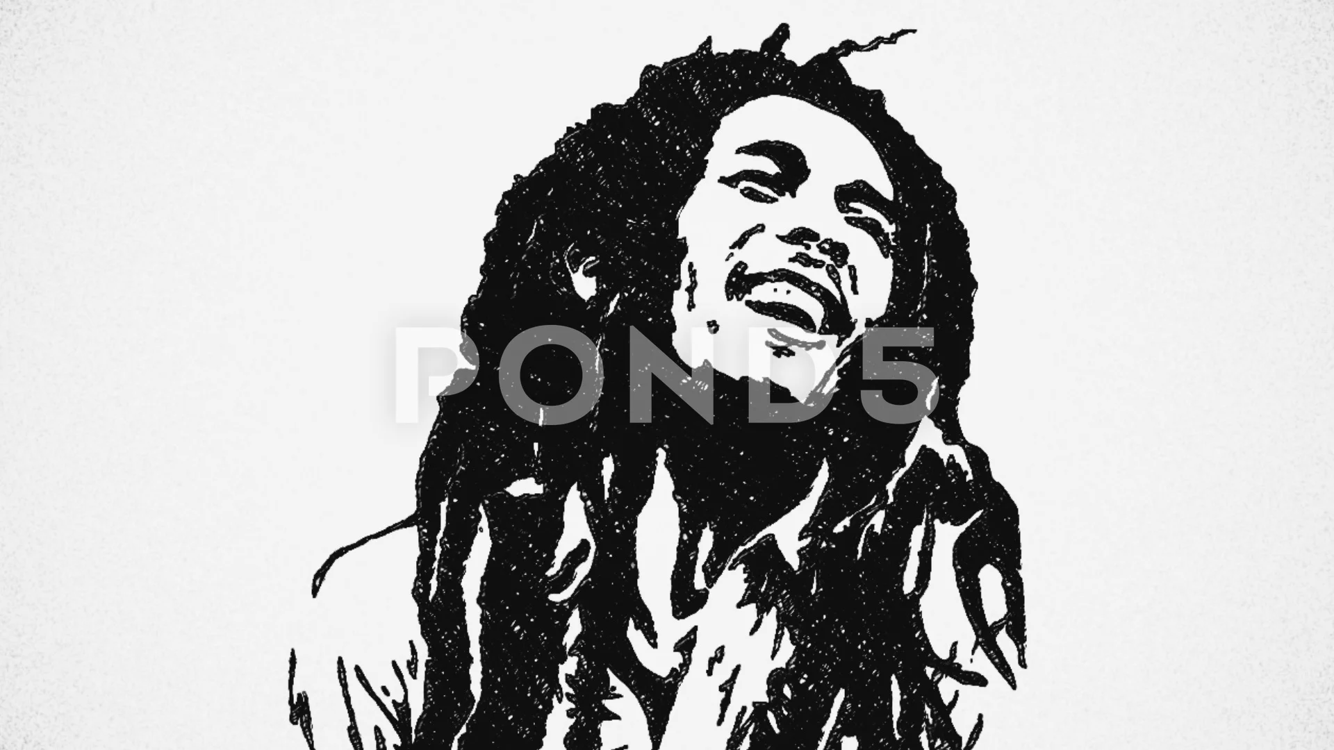 Bob Marley Sketch 10.5 x 13 | eBay