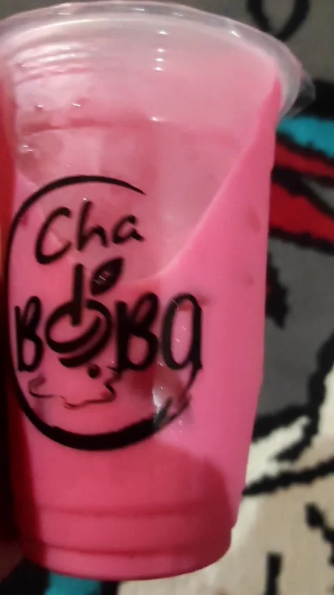 Boba Red velvet Video stock 205962734