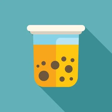 Boba tea with tapioca pearls is refreshing and tasty Illustrazione stock