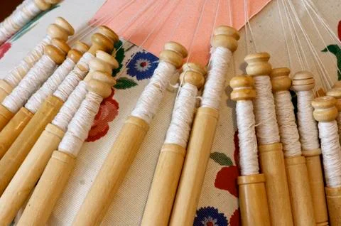 Bobbin lace Stock Photos