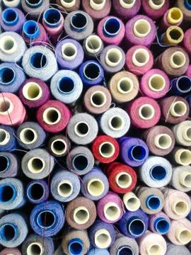 Bobbin of thread Stock Photos