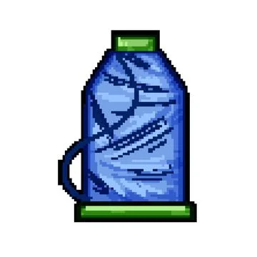 Bobbin thread spool pixel art vector illustration イラスト素材