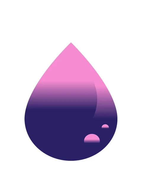 Bobbing motion animation of blood drop graphic vector illustration icon Video stock 324199883