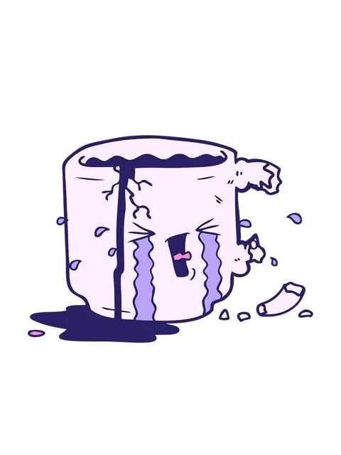 Bobbing motion animation of cartoon broken mug Stock Footage 324044258