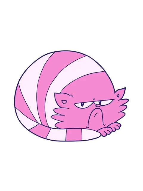 Bobbing motion animation of cartoon grumpy cat 動画素材 324418967