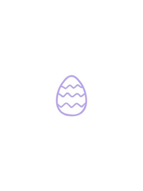 Bobbing motion animation of cartoon painted easter egg icon Stock Footage 324378937