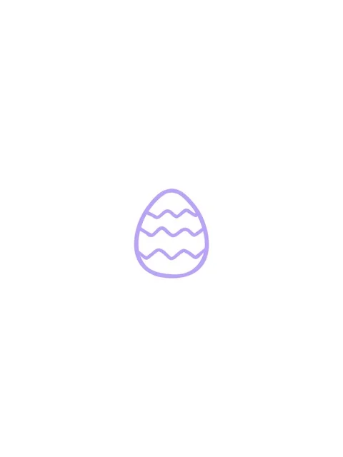 Bobbing motion animation of cartoon painted easter egg icon Stock Footage 324452113