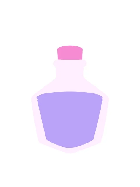 Bobbing motion animation of cartoon potion bottle Vídeo Stock 324261303