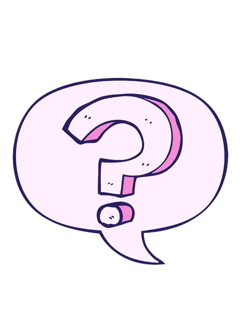 Bobbing motion animation of cartoon question mark with speech bubble in com.. 库存影片 324076073