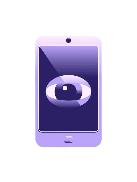Bobbing motion animation of cell phone watching you graphic vector illustra.. Stock Footage 324396753