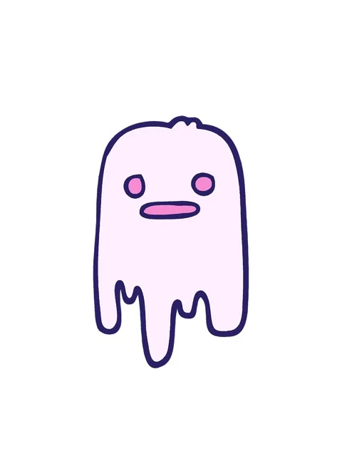 Bobbing motion animation of comic book style cartoon spooky ghost Stock Footage 324120234