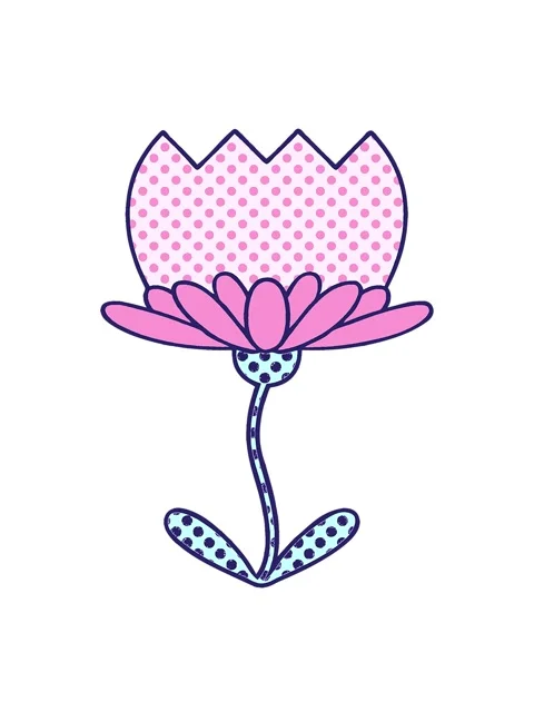 Bobbing motion animation of comic book cartoon of a flower Stock Footage 324385897