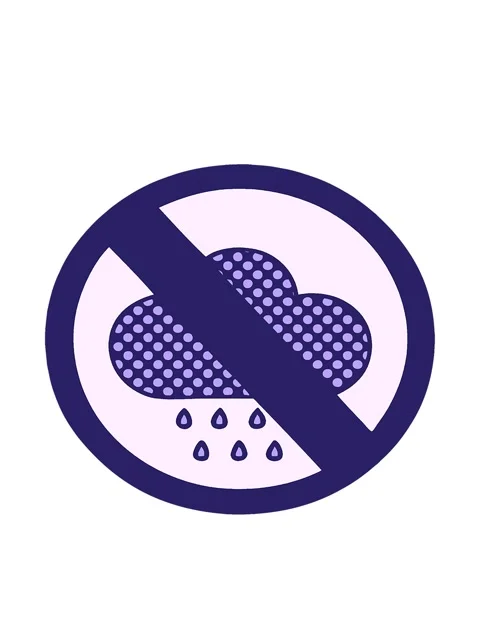 Bobbing motion animation of comic book style cartoon of a storm rain cloud si Stock Footage 324428863