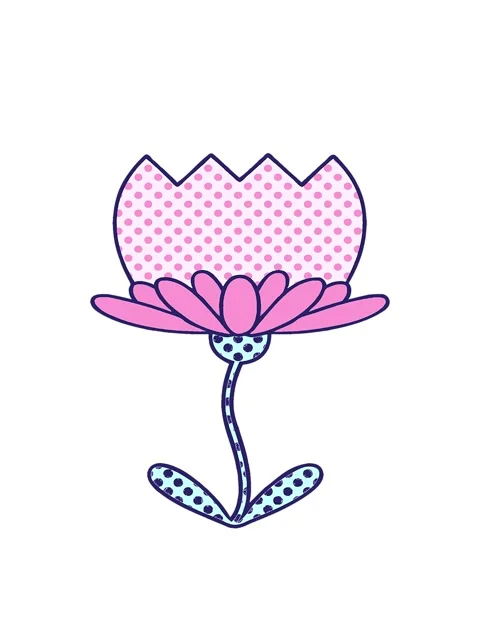 Bobbing motion animation of comic book cartoon of a flower Stock Footage 324484058