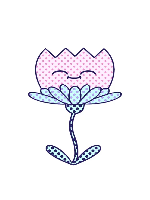 Bobbing motion animation of comic book style cartoon of a flower Stock Footage 324492560
