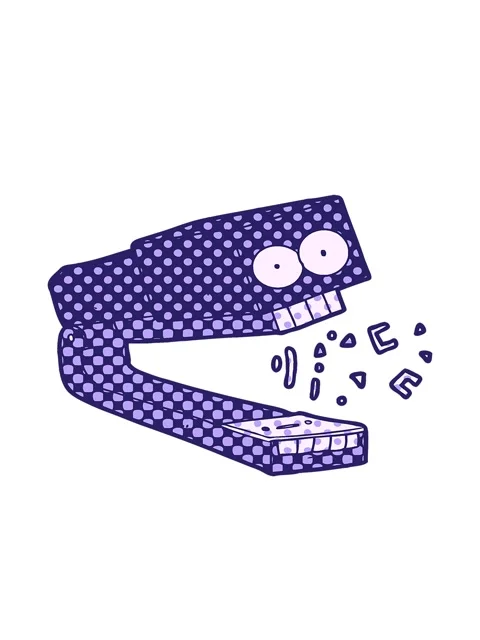 Bobbing motion animation of crazy cartoon stapler Video stock 324436984