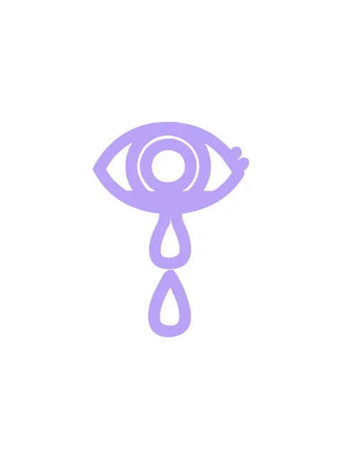 bobbing motion animation of crying eye s... | Stock Video | Pond5