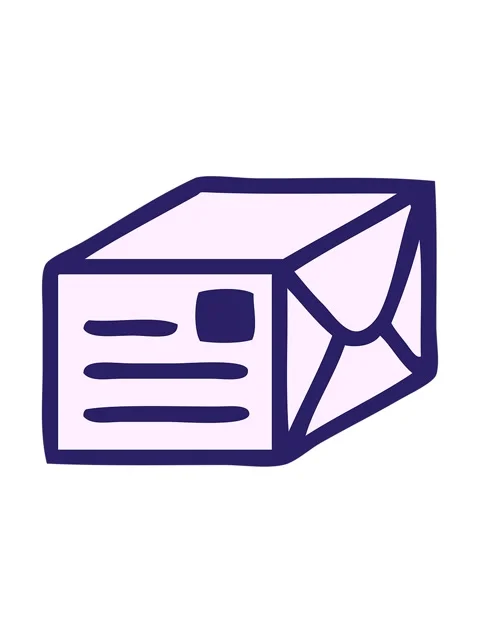 Bobbing motion animation of cute paper parcel Video stock 324076130