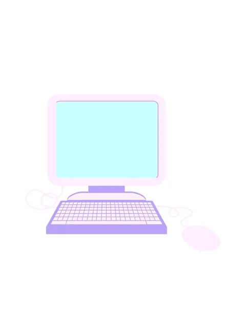 Bobbing motion animation of Flat colour illustration of a computer error Stock Footage 324042265