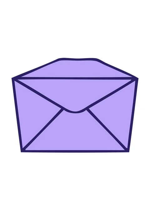 Bobbing motion animation of hand drawn quirky cartoon parcel 動画素材 324158839