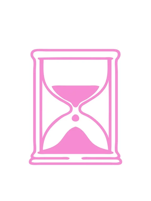 Bobbing motion animation of line doodle of an hourglass running sand icon Stock Footage 324237103