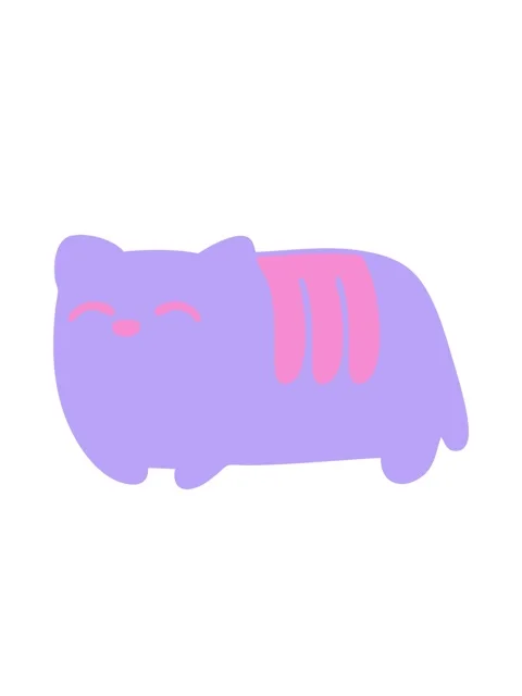 Bobbing motion animation of loaf cat Stock Footage 324469078