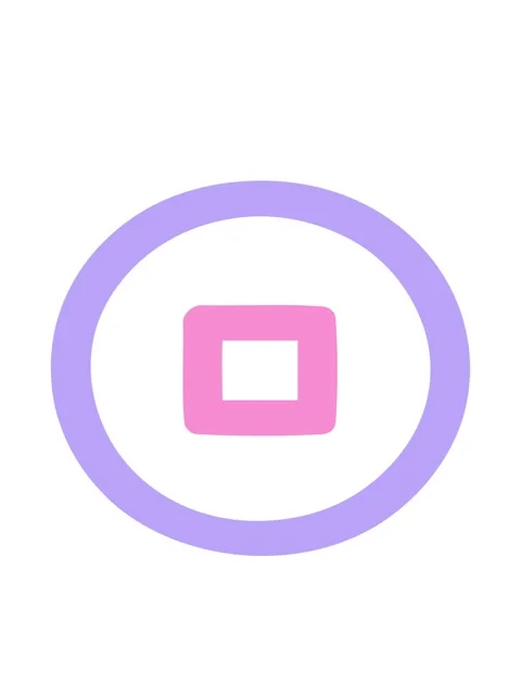 Bobbing motion animation of stop button symbol icon Stock Footage 324467706