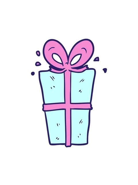 Bobbing motion animation of wrapped gift Stock Footage 324412232