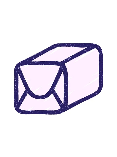 Bobbing motion animation of Wrapped Parcel Chalk Drawing Video stock 324184028
