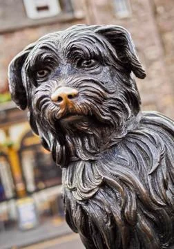 Bobby Statue in Edinburgh Stock Photos