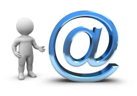 Bobbys email Stock Illustration