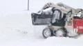 Bobcat Plowing Snow HD Footage