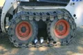 Bobcat Tracks Turning Footage