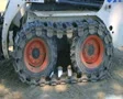 Bobcat Tracks Turning SD Footage