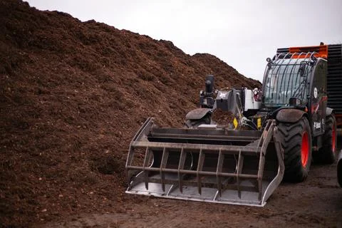 Bobcat at work Stock Photos