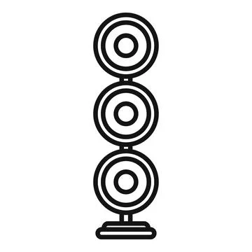Bobine thread icon outline vector. Cotton factory イラスト素材
