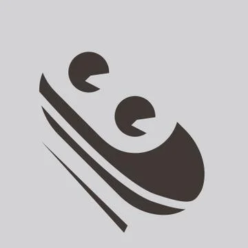 Bobsled icon Stock Illustration