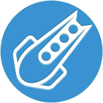 Bobsled icon Stock Illustration