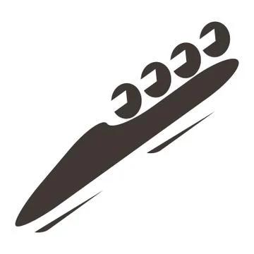 Bobsled icon Stock Illustration