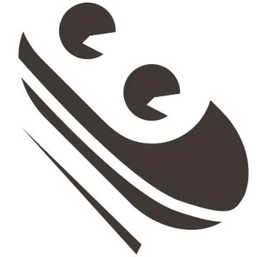 Bobsled icon Stock Illustration