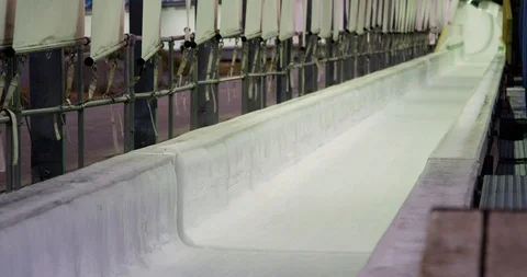 Bobsled Track 02 Stock Footage 126432002