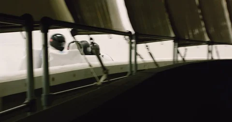 Bobsled Track 06 Stock Footage 126430757